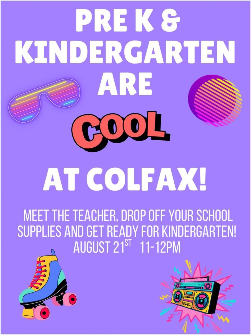  Pre-K and K Open House